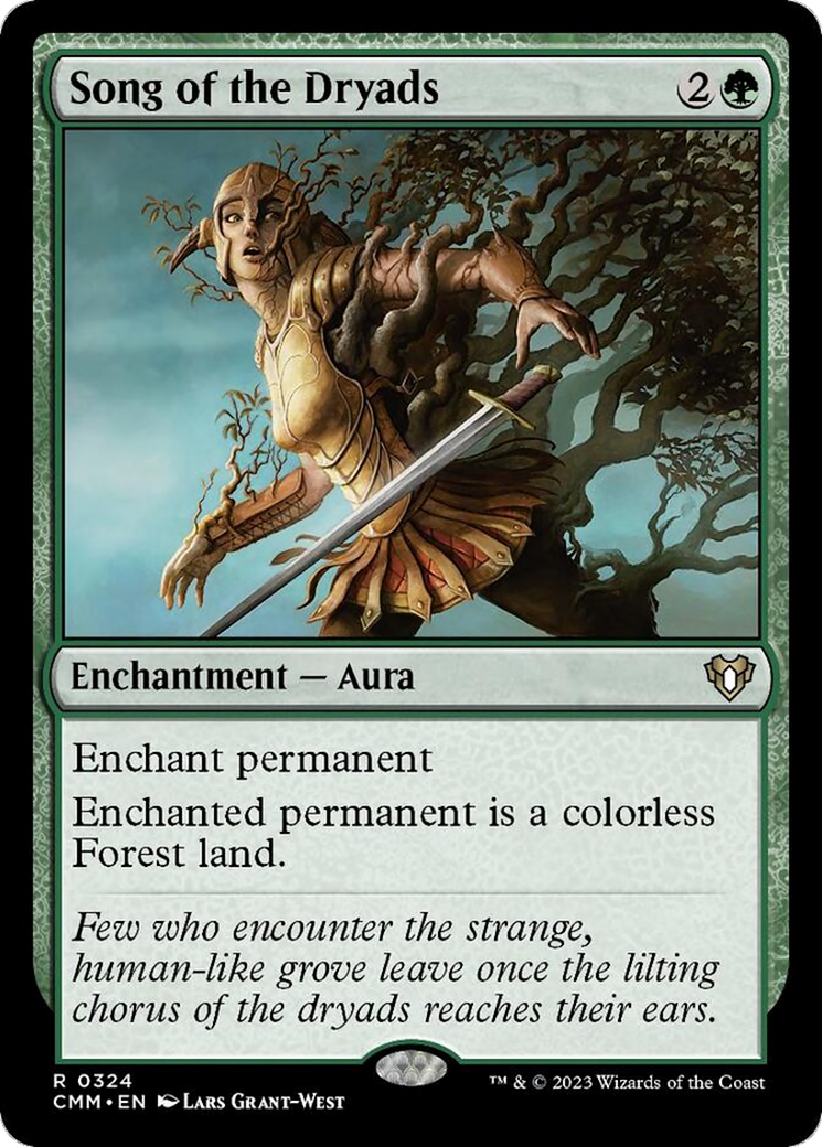 Song of the Dryads [Commander Masters] | Shuffle n Cut Hobbies & Games