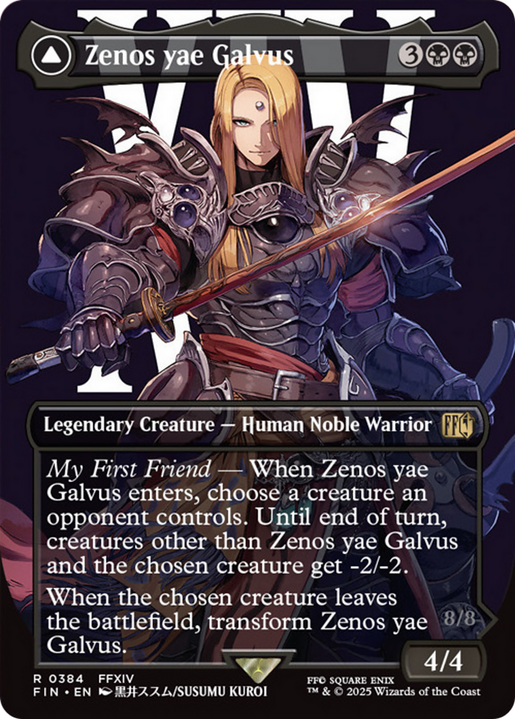 Zenos yae Galvus // Shinryu, Transcendent Rival (Borderless) [FINAL FANTASY] | Shuffle n Cut Hobbies & Games