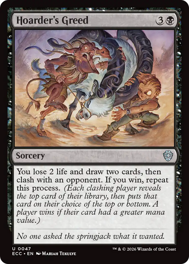Hoarder's Greed [Lorwyn Eclipsed Commander] | Shuffle n Cut Hobbies & Games
