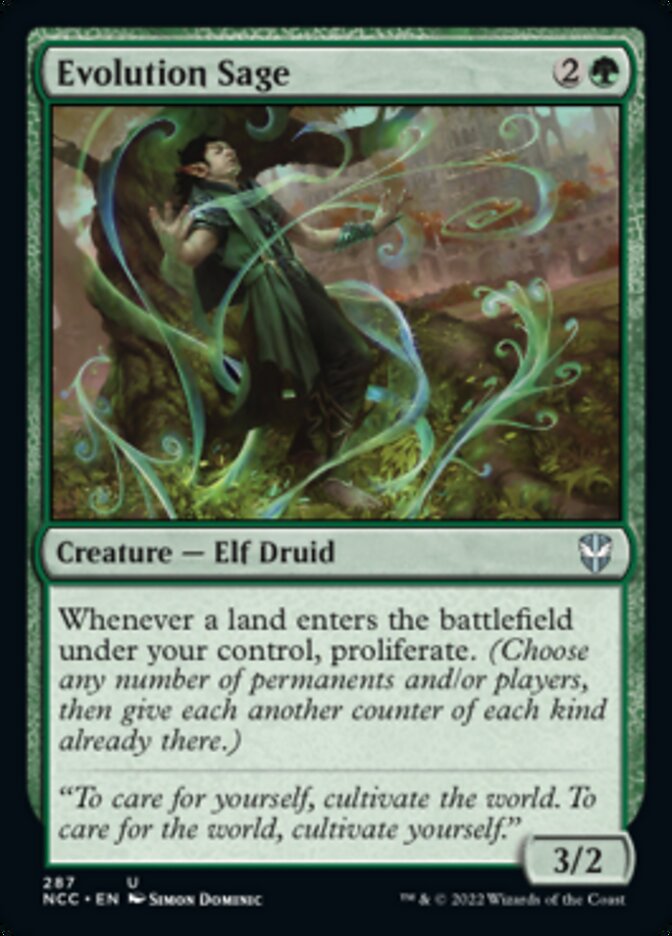 Evolution Sage [Streets of New Capenna Commander] | Shuffle n Cut Hobbies & Games
