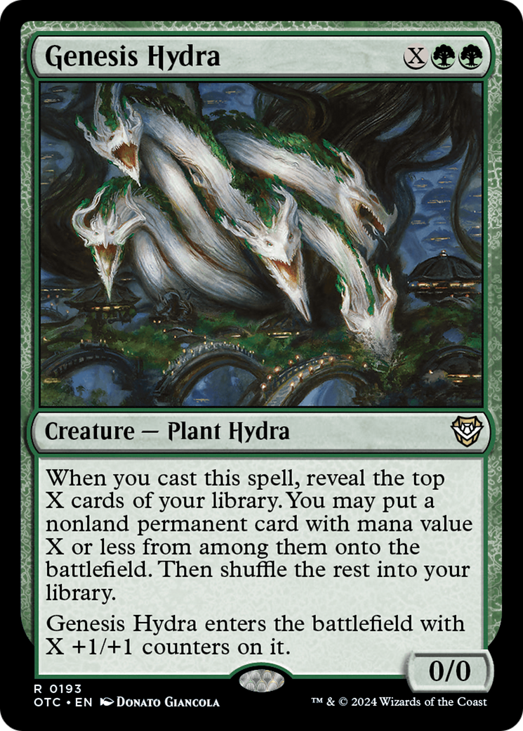 Genesis Hydra [Outlaws of Thunder Junction Commander] | Shuffle n Cut Hobbies & Games
