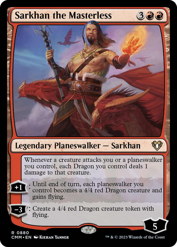 Sarkhan the Masterless [Commander Masters] | Shuffle n Cut Hobbies & Games