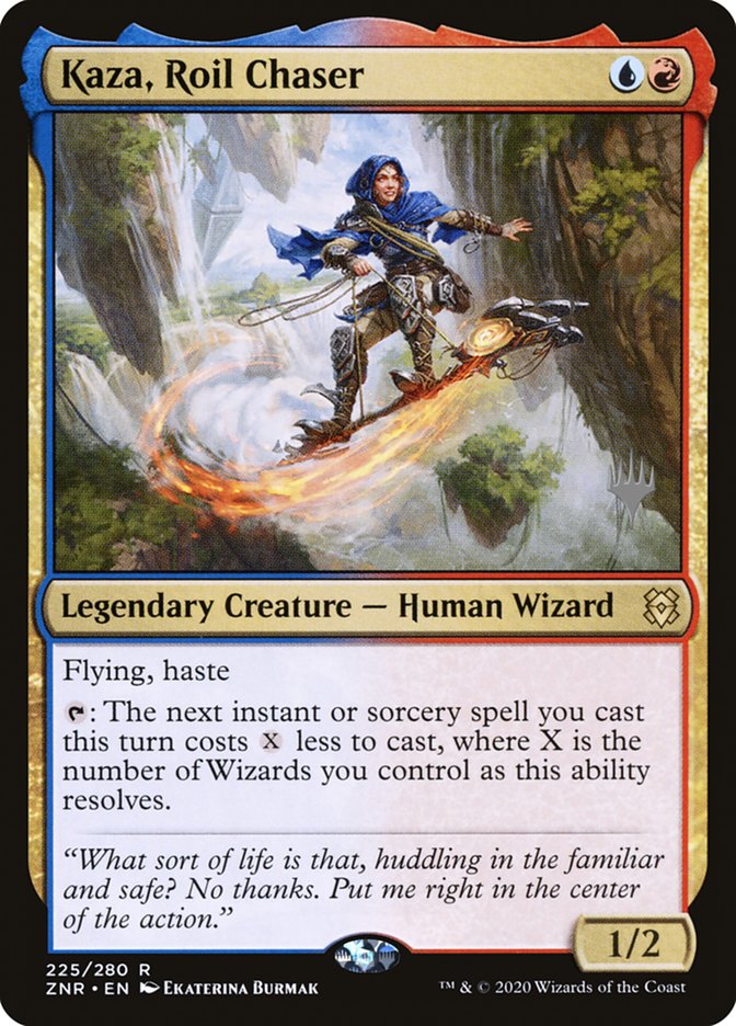 Kaza, Roil Chaser (Promo Pack) [Zendikar Rising Promos] | Shuffle n Cut Hobbies & Games