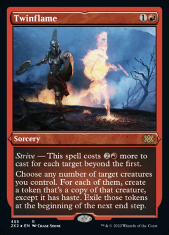 Twinflame (Foil Etched) [Double Masters 2022] | Shuffle n Cut Hobbies & Games