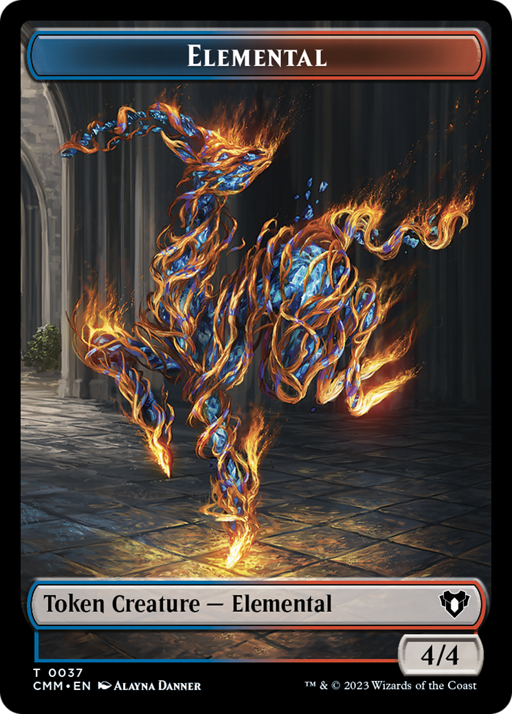 Elemental Token (37) [Commander Masters Tokens] | Shuffle n Cut Hobbies & Games