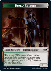 Insect // Human Soldier Double-Sided Token [Innistrad: Crimson Vow Tokens] | Shuffle n Cut Hobbies & Games