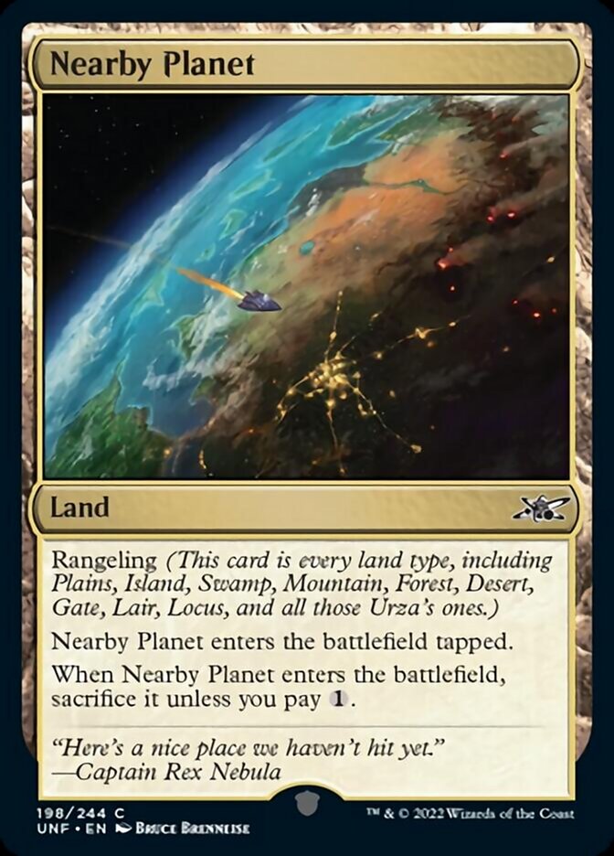 Nearby Planet [Unfinity] | Shuffle n Cut Hobbies & Games