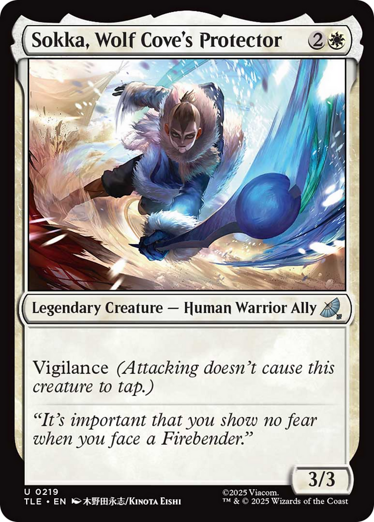Sokka, Wolf Cove's Protector [Avatar: The Last Airbender: Eternal-Legal] | Shuffle n Cut Hobbies & Games