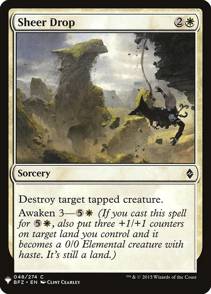 Sheer Drop [Mystery Booster] | Shuffle n Cut Hobbies & Games