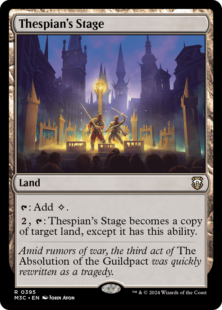 Thespian's Stage (Ripple Foil) [Modern Horizons 3 Commander] | Shuffle n Cut Hobbies & Games