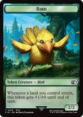 Bird (0016) // Wizard (0014) Double-Sided Token [FINAL FANTASY Tokens] | Shuffle n Cut Hobbies & Games