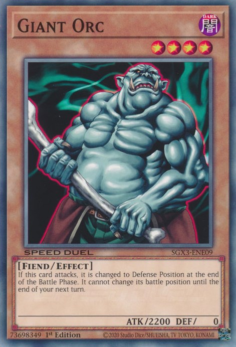Giant Orc [SGX3-ENE09] Common | Shuffle n Cut Hobbies & Games