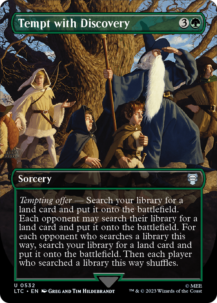Tempt with Discovery (Borderless) [The Lord of the Rings: Tales of Middle-Earth Commander] | Shuffle n Cut Hobbies & Games