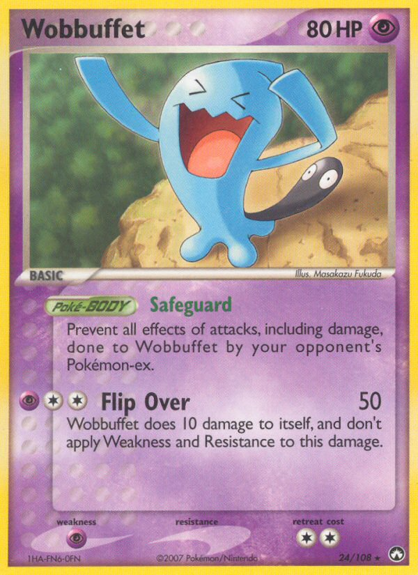 Wobbuffet (24/108) [EX: Power Keepers] | Shuffle n Cut Hobbies & Games