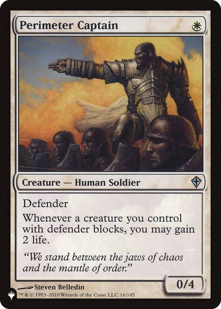 Perimeter Captain [The List] | Shuffle n Cut Hobbies & Games