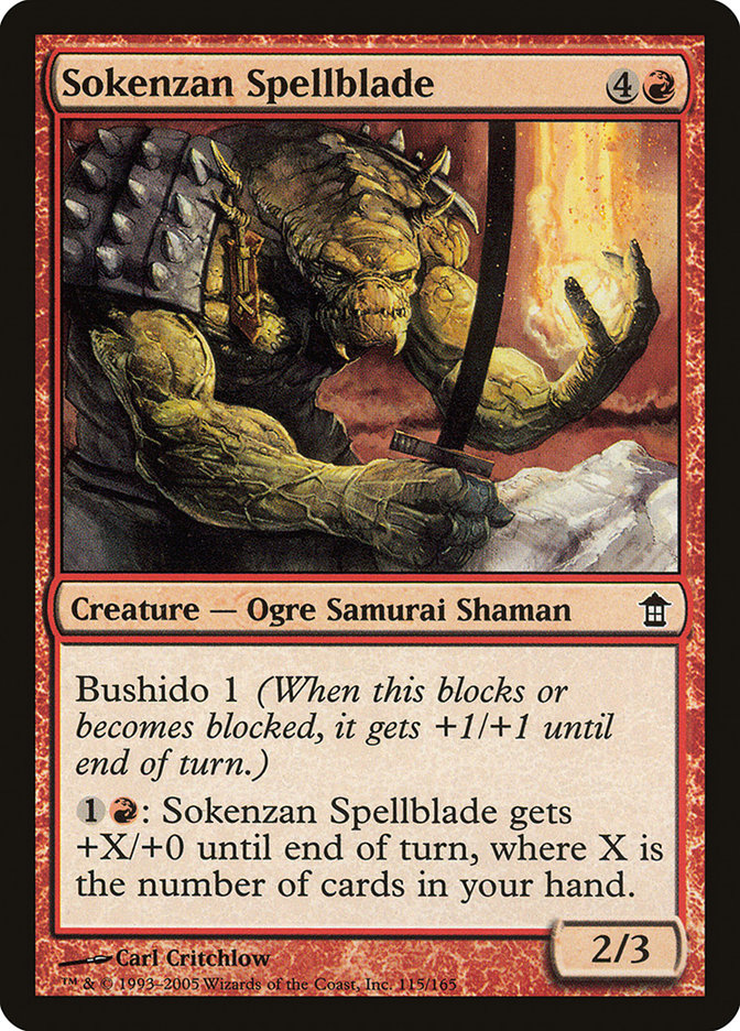 Sokenzan Spellblade [Saviors of Kamigawa] | Shuffle n Cut Hobbies & Games