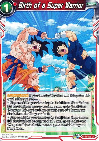 Birth of a Super Warrior (BT11-029) [Vermilion Bloodline] | Shuffle n Cut Hobbies & Games