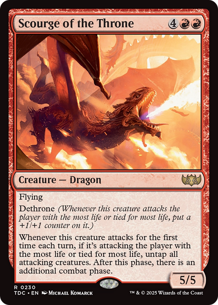 Scourge of the Throne [Tarkir: Dragonstorm Commander] | Shuffle n Cut Hobbies & Games