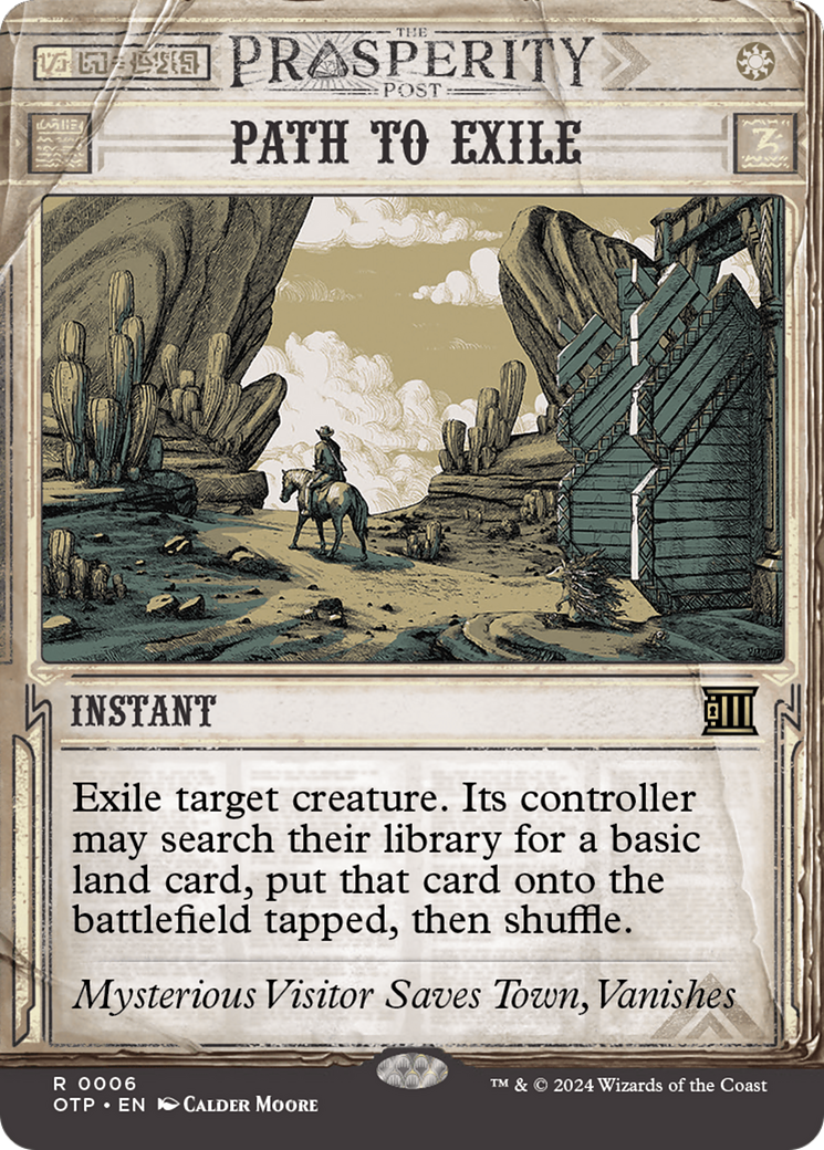 Path to Exile [Outlaws of Thunder Junction: Breaking News] | Shuffle n Cut Hobbies & Games