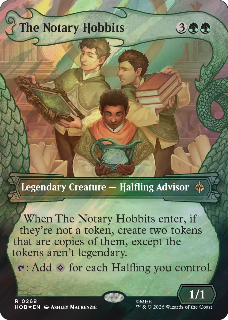 The Notary Hobbits (Showcase) (Surge Foil) [The Hobbit] | Shuffle n Cut Hobbies & Games