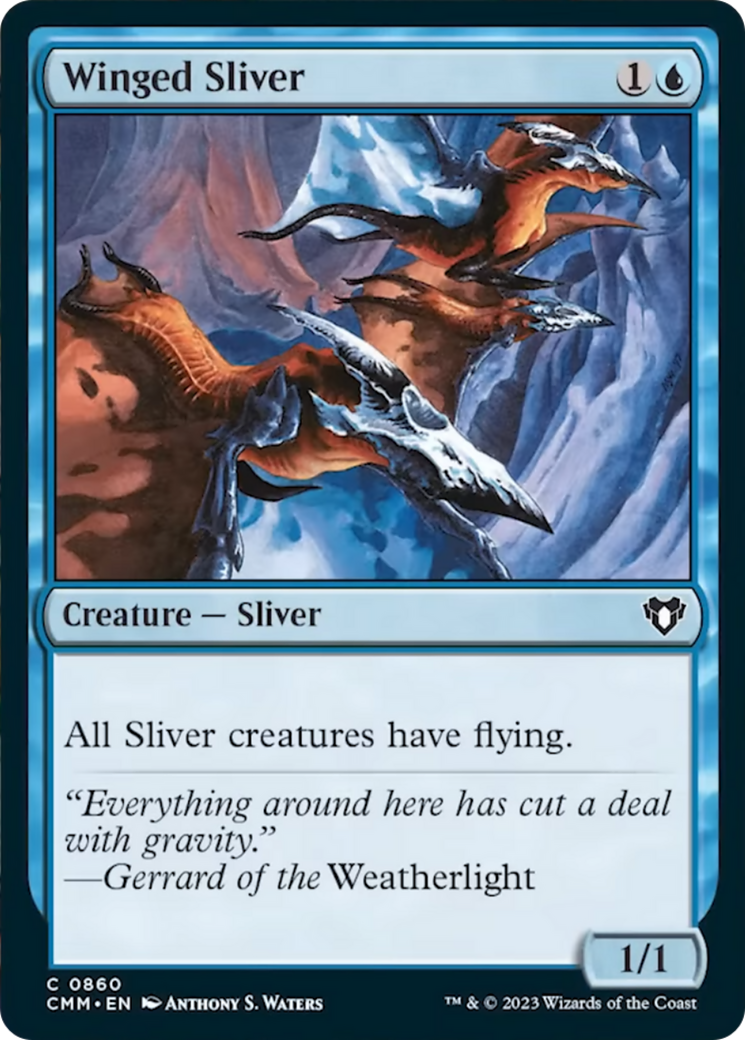 Winged Sliver [Commander Masters] | Shuffle n Cut Hobbies & Games
