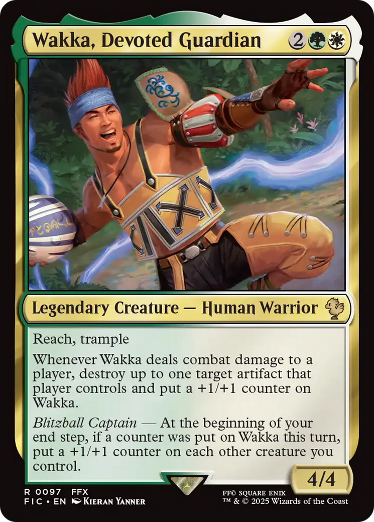 Wakka, Devoted Guardian [FINAL FANTASY Commander] | Shuffle n Cut Hobbies & Games
