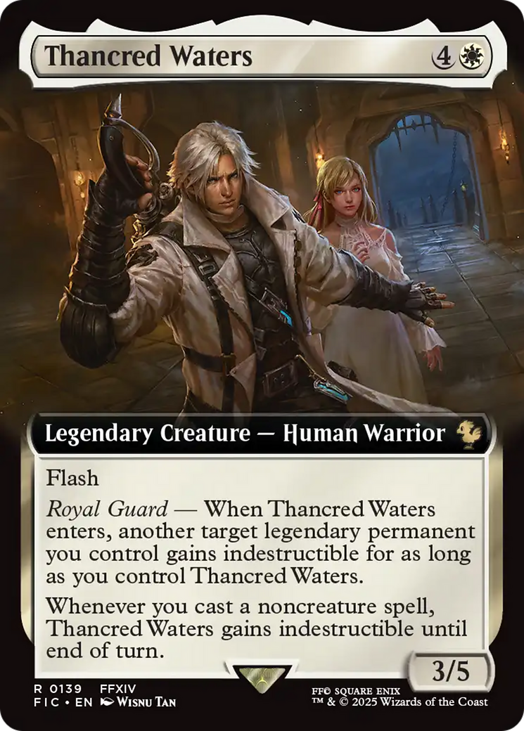 Thancred Waters (Extended Art) [FINAL FANTASY Commander] | Shuffle n Cut Hobbies & Games