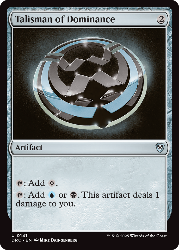 Talisman of Dominance [Aetherdrift Commander] | Shuffle n Cut Hobbies & Games