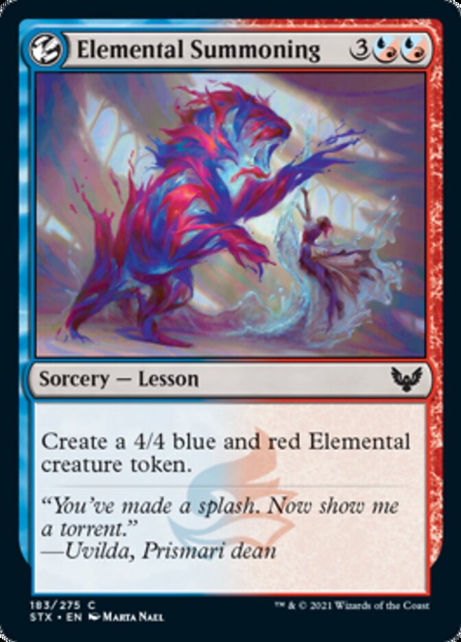 Elemental Summoning [Strixhaven: School of Mages] | Shuffle n Cut Hobbies & Games