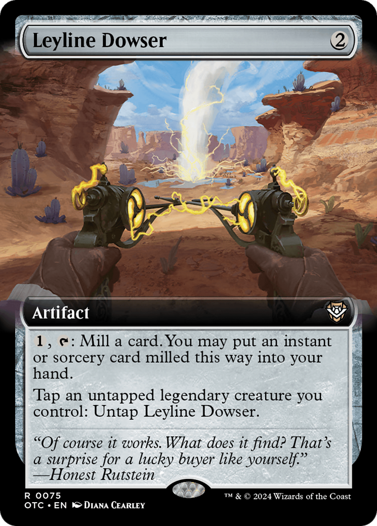 Leyline Dowser (Extended Art) [Outlaws of Thunder Junction Commander] | Shuffle n Cut Hobbies & Games