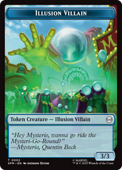 Spider // Illusion Villain Double-Sided Token [Marvel's Spider-Man Tokens] | Shuffle n Cut Hobbies & Games