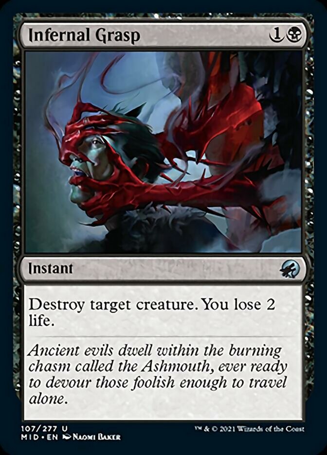 Infernal Grasp [Innistrad: Midnight Hunt] | Shuffle n Cut Hobbies & Games