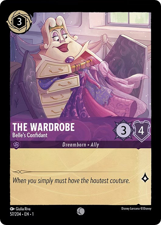 The Wardrobe - Belle's Confidant (57/204) [The First Chapter] | Shuffle n Cut Hobbies & Games
