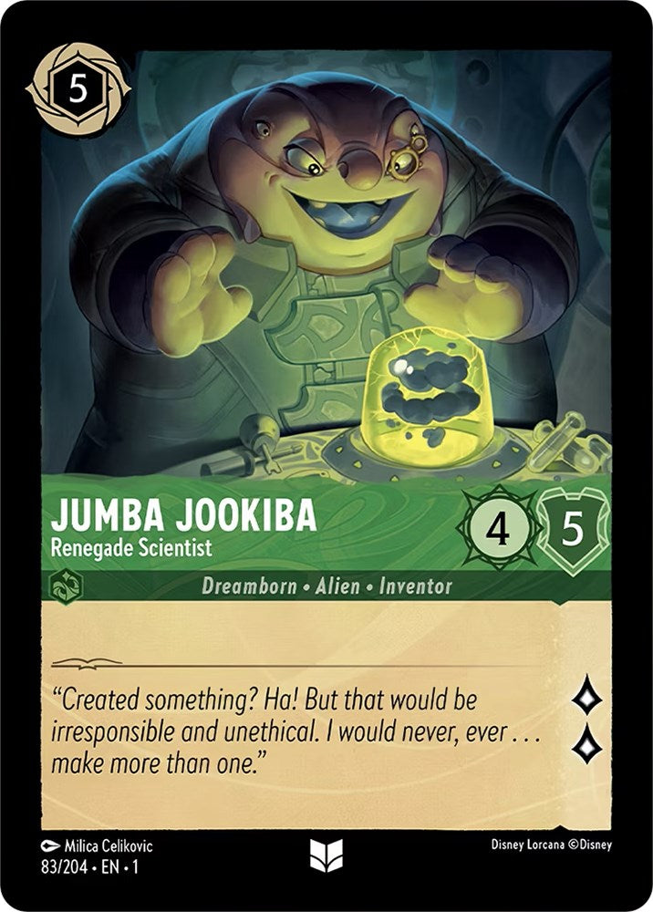 Jumba Jookiba - Renegade Scientist (83/204) [The First Chapter] | Shuffle n Cut Hobbies & Games