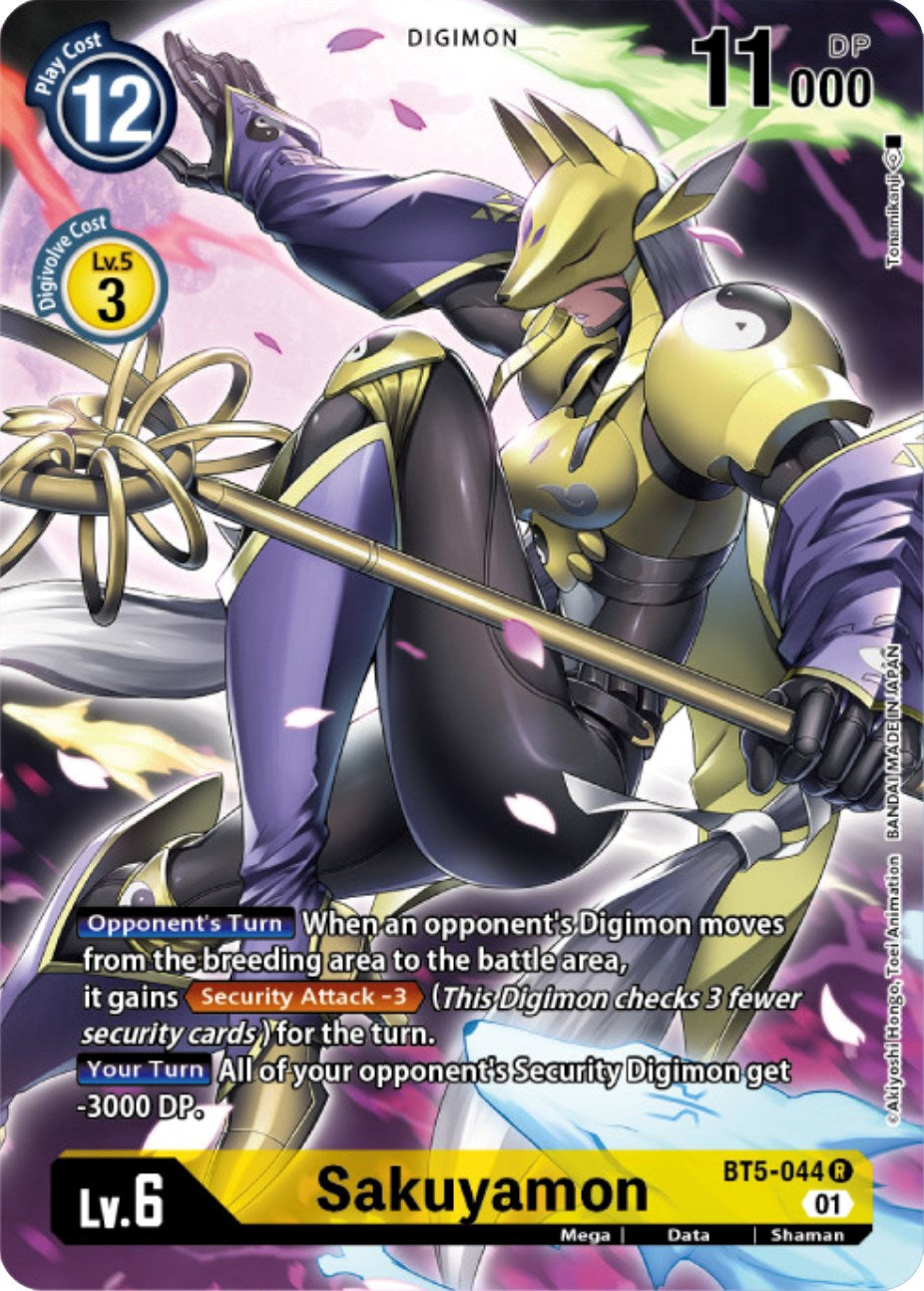 Sakuyamon [BT5-044] (Digimon Card Game Deck Box Set) [Battle of Omni Promos] | Shuffle n Cut Hobbies & Games