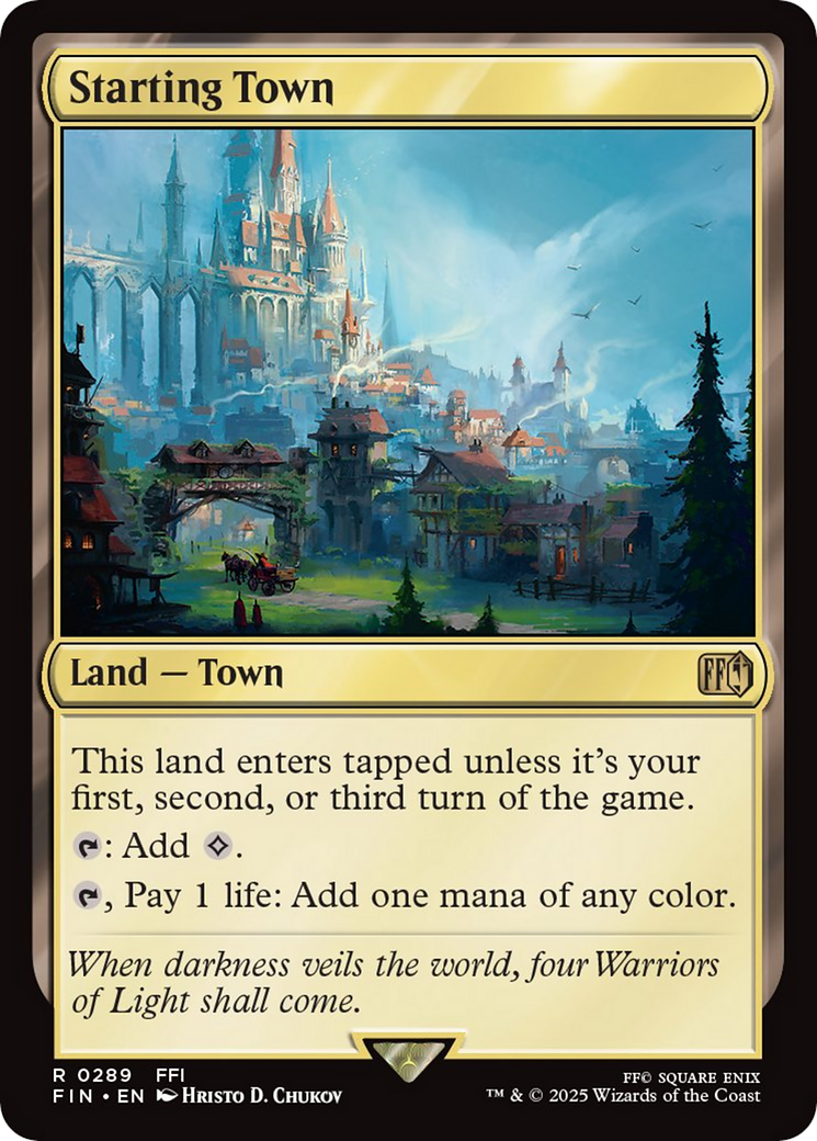 Starting Town [FINAL FANTASY] | Shuffle n Cut Hobbies & Games