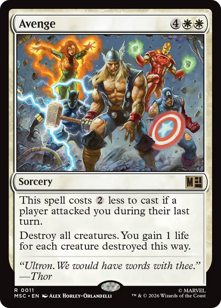 Avenge [Marvel Super Heroes Commander] | Shuffle n Cut Hobbies & Games