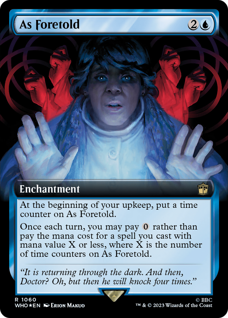 As Foretold (Extended Art) (Surge Foil) [Doctor Who] | Shuffle n Cut Hobbies & Games