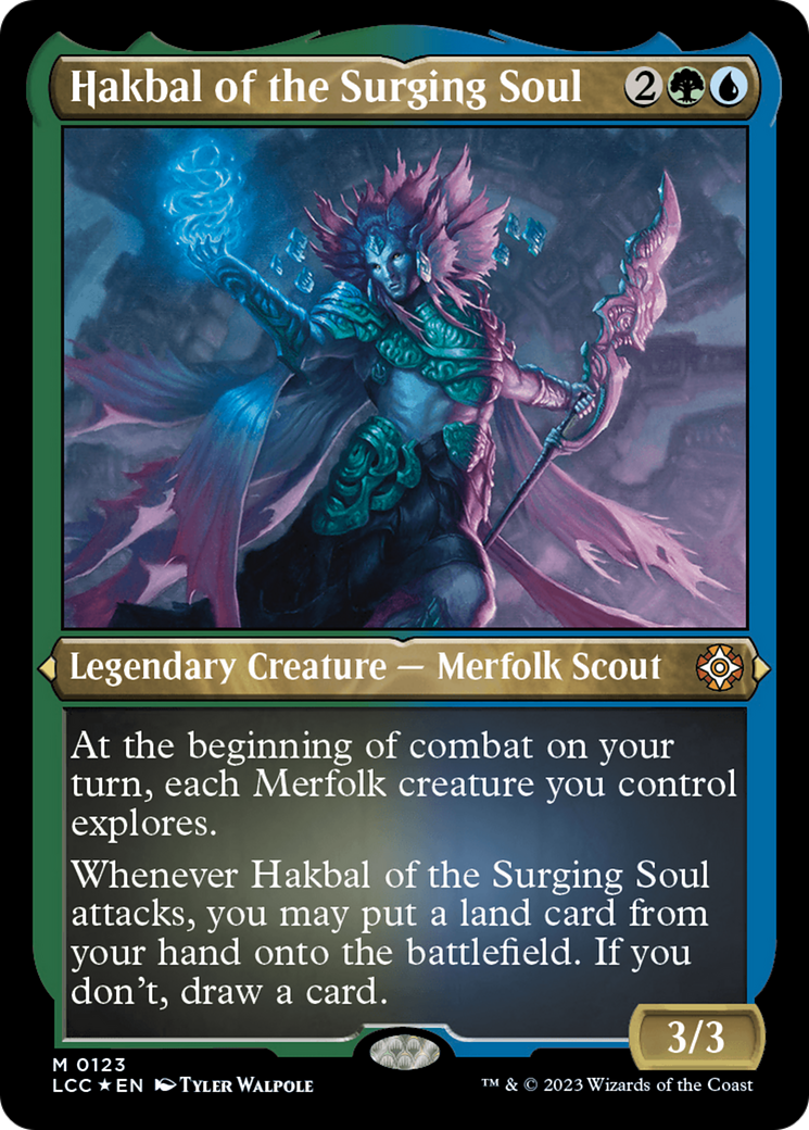 Hakbal of the Surging Soul (Display Commander) [The Lost Caverns of Ixalan Commander] | Shuffle n Cut Hobbies & Games