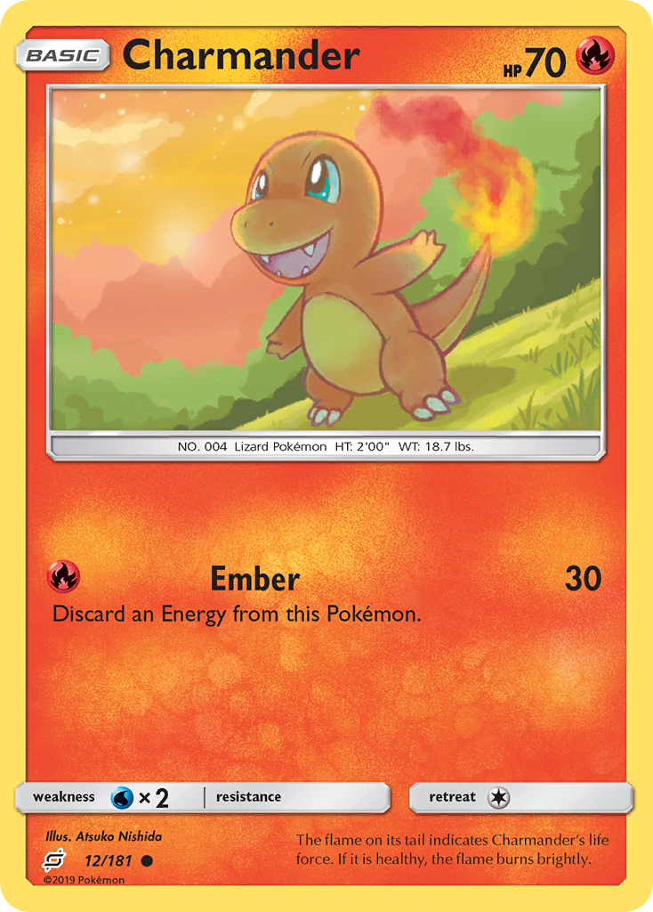 Charmander (12/181) [Sun & Moon: Team Up] | Shuffle n Cut Hobbies & Games