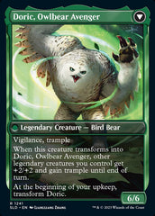 Doric, Nature's Warden // Doric, Owlbear Avenger [Secret Lair Drop Series] | Shuffle n Cut Hobbies & Games