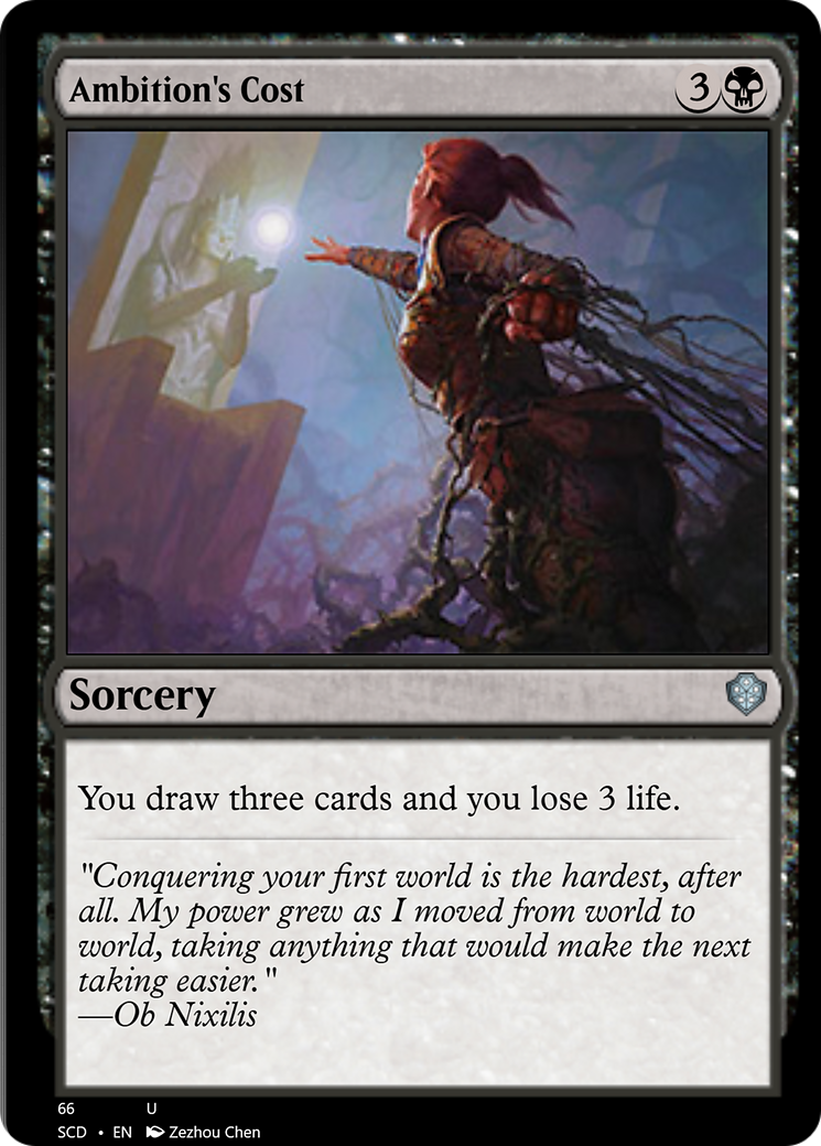 Ambition's Cost [Starter Commander Decks] | Shuffle n Cut Hobbies & Games