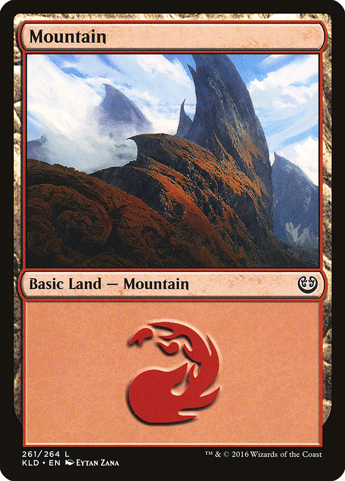 Mountain (261) [Kaladesh] | Shuffle n Cut Hobbies & Games