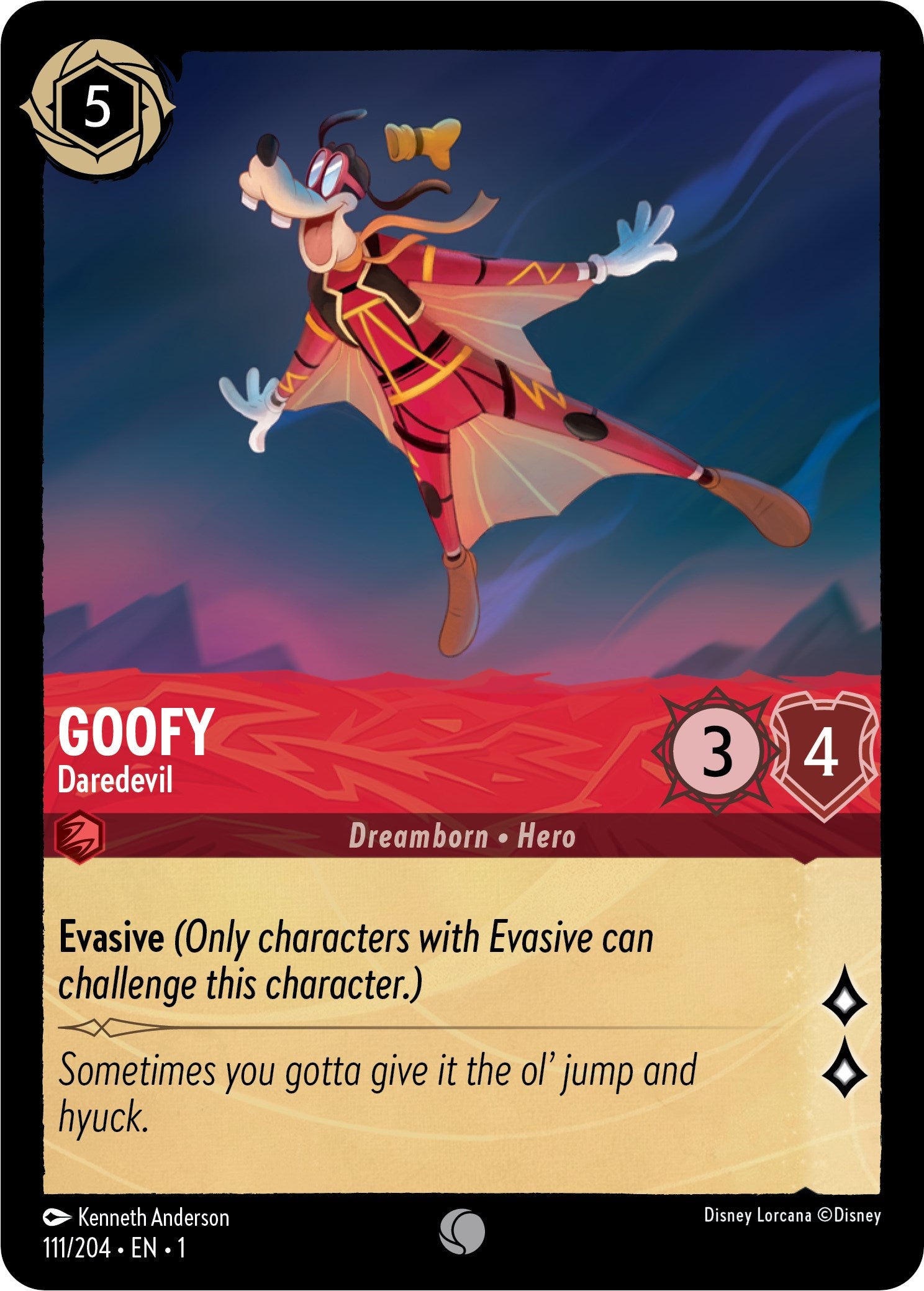Goofy - Daredevil (111/204) [The First Chapter] | Shuffle n Cut Hobbies & Games