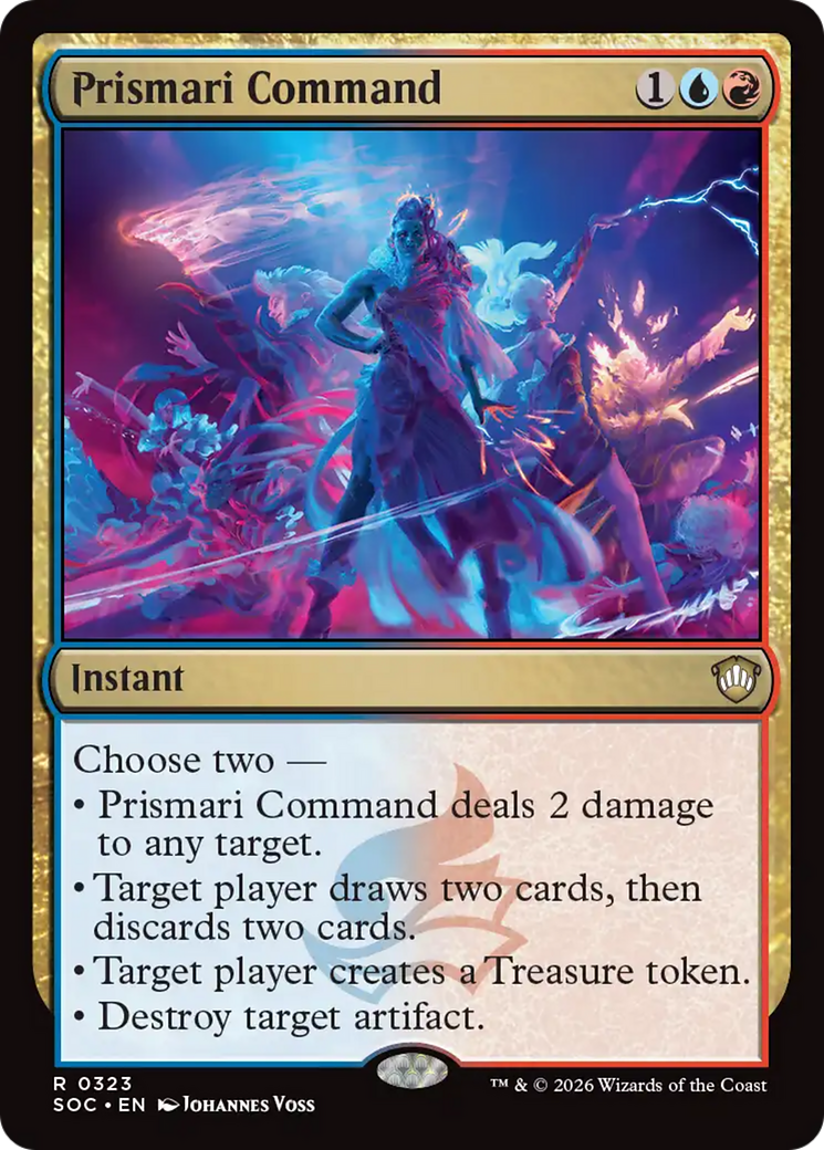 Prismari Command [Secrets of Strixhaven Commander] | Shuffle n Cut Hobbies & Games