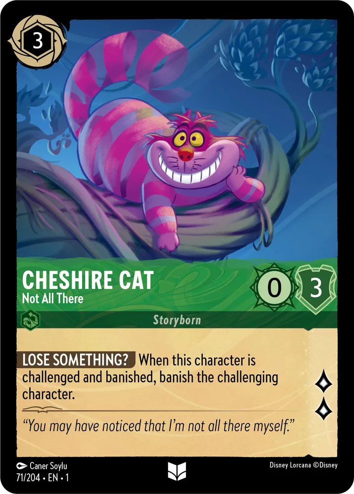 Cheshire Cat - Not All There (71/204) [The First Chapter] | Shuffle n Cut Hobbies & Games