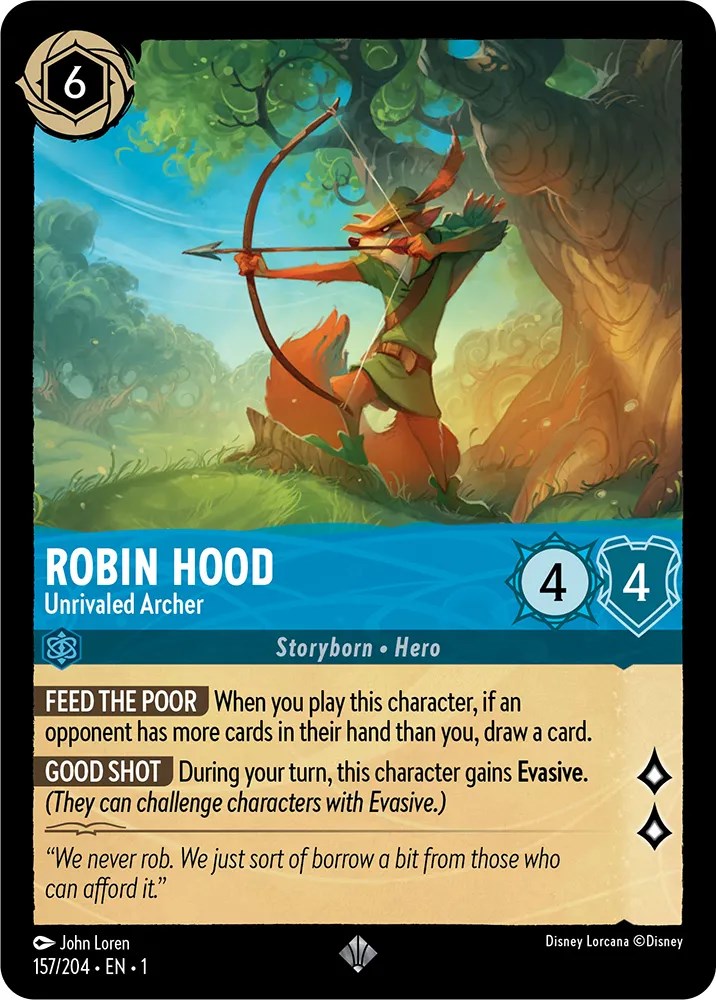 Robin Hood - Unrivaled Archer (157/204) [The First Chapter] | Shuffle n Cut Hobbies & Games