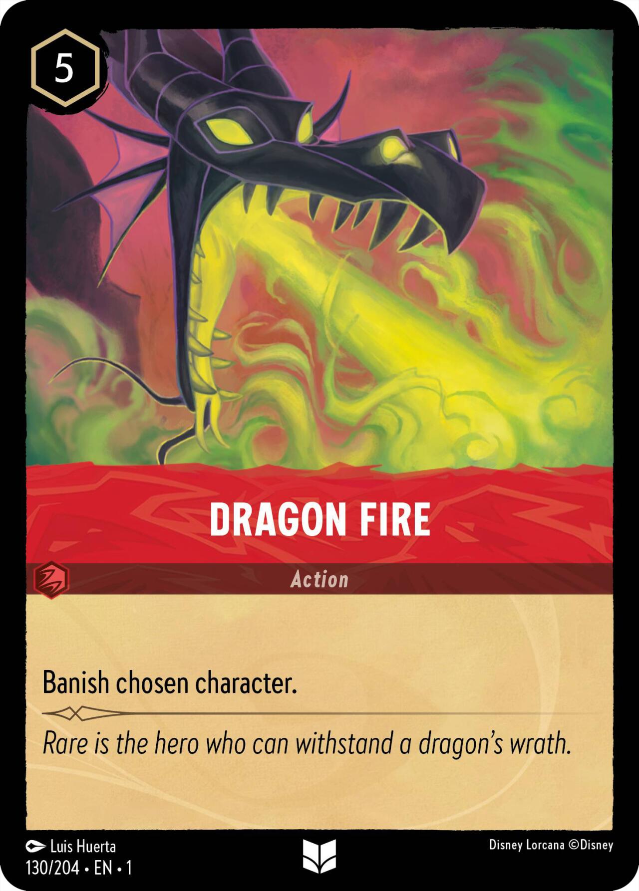 Dragon Fire (130/204) [The First Chapter] | Shuffle n Cut Hobbies & Games