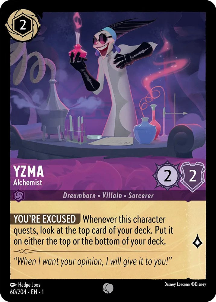 Yzma - Alchemist (60/204) [The First Chapter] | Shuffle n Cut Hobbies & Games