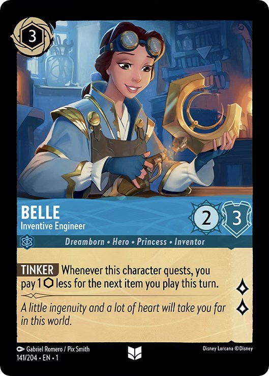 Belle - Inventive Engineer (141/204) [The First Chapter] | Shuffle n Cut Hobbies & Games